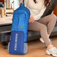 thumbnail image 6 of Yucurem Waterproof Yoga Mat Bag, Unisex Yoga Cushion Bag for Fitness Training, Portable Yoga Mat Handbag (Blue), 6 of 8
