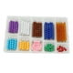 thumbnail image 3 of 10 Piezas Cadenas de Cuentas para Niños Juego Educativo de Matemáticas Material de Tablero de Ajedrez para Contar Numeros Función de Suma y Resta Adecuado para Aprendizaje en Casa Aula Regalo, 3 of 10