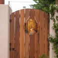 thumbnail image 4 of Orange Forest Round Front Door Welcome Sign, 7.8 Inch Wall Hanging Decor for Indoor Outdoor, Fall Tree Botanical Maple Leaf Home Porch Hanger Decorations for Holiday Gift, 4 of 9