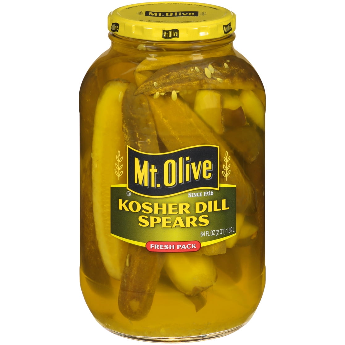 Mt. Olive Kosher Dill Spears Pickles - 64 fl oz jar