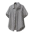 Fashion Shirt for Men,Mens Short Sleeve Casual Button Down Printed ...
