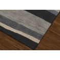 thumbnail image 2 of Addison Rugs Marlow 9' x 13' Striped Contemporary Fabric Area Rug in Blue, 2 of 4