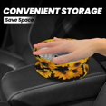 thumbnail image 2 of Round Car Trash Can 7×5.9in Waterproof, Durable, Not Easy To Fade, Easy To Install And Disassemble To Prevent Interior Pollution Yellow Sunflowers, 2 of 7
