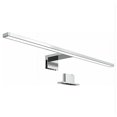 thumbnail image 1 of Lámpara de espejo LED, lámpara de gabinete, lámpara de pared para baño, luz blanca neutra 4000 Kelvin, 5 W, 650 lm, IP44, ancho 300 mm, cromo, 1 of 5