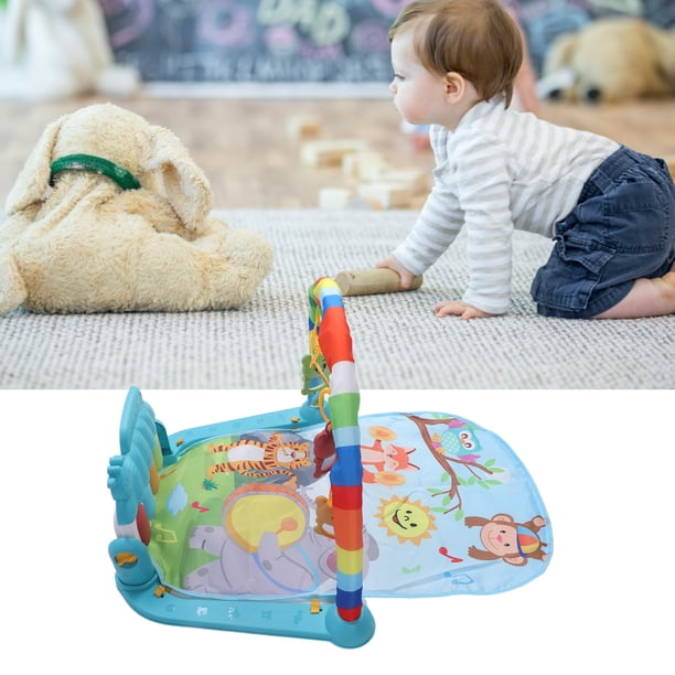 Gimnasios Para Bebés Juega Mat Actividad Infantil Play Piano Tummy Time Mat Con Sonajeros Colgantes