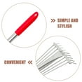 thumbnail image 3 of MLINS Portable Retractable Garden Leaf Rake Stainless Steel Gardening Tool for Easy Leaf Cleaning and Yard Maintenance, 3 of 8