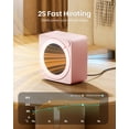 thumbnail image 2 of Calefactor Portátil Gaiatop Mini 500W PTC Cerámico Rosa, 2 of 7