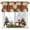 Green, variant on Christmas Valances for Windows Farmhouse Kitchen Curtains Valances Rod Pocket Valance Curtains for Windows Winter Xmas Tree Country Natural Green Forest Window Valances for Bathroom Bedroom 54"x18"