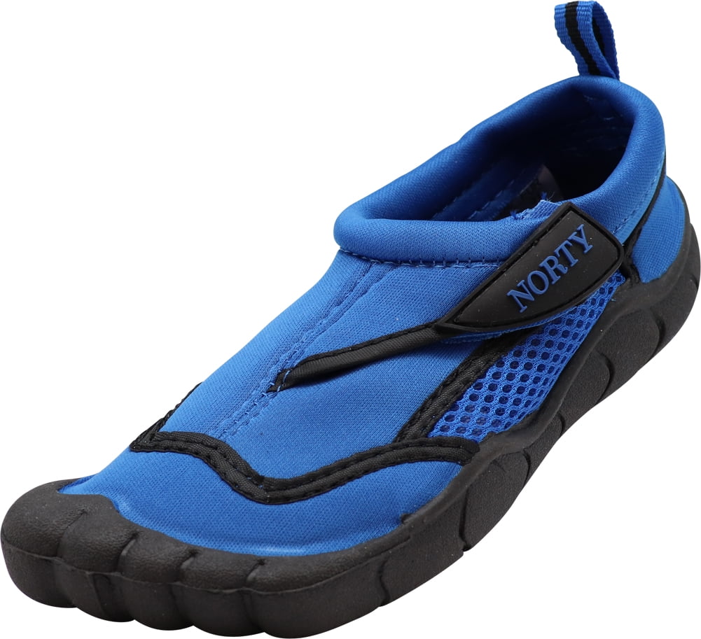 NORTY Boys Water Shoes Child Male Beach Pool Shoes Royal Black 3