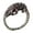 Silver Red Diamond, variant on Men's Retro Personalized Crocodile Lizard Gemstone Ring Vintage Stainless Steel Hip Hop Ring Band Finger Jewelry Silver Red Diamond Size 10