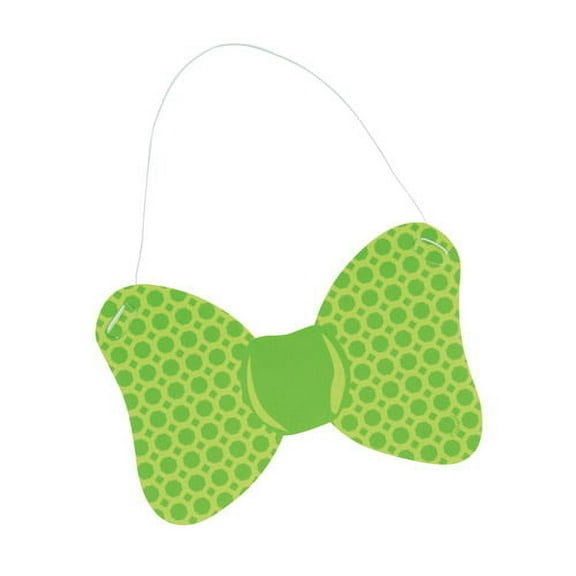 Unique Industries Unisex Bow Ties, 6-Piece, Green, Diamond