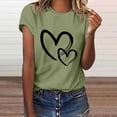 thumbnail image 4 of Goodtrade8 Shirts for Womens Valentines Plus Size Cute Valentine for Women Graphic Short Sleeve for Girlfriend Pullover Womens Tshirts, 4 of 6
