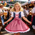 thumbnail image 2 of Kids Dress Short Sleeve Graceful Solid Delightful Modern Playful for Party Modern Special Airy Breathable Skirt, 2 of 4