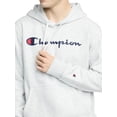 thumbnail image 4 of Champion Men's Powerblend Pullover Fleece Hoodie, Standard Unisex Fit, Midweight Fleece, Script Logo,Sizes S-4X, 4 of 10