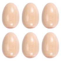 Set of 6 pcs Wooden Percussion Musical Egg Maracas Shakers Instrument Toy for Kids pwm25