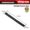 thumbnail image 3 of Shop-Vac Brush and Flexible Crevice Tool Attachment Set, Model 8011848, 3 of 10
