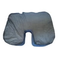 thumbnail image 5 of Cojín de asiento mejorado de gel Gel ortopédico antideslizante y espuma viscoelástica Cojín para coxis para dolor de coxis Silla de oficina Cojín para asiento de automóvil Alivio del dolor de ciática, 5 of 5