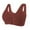 519-Wine Red, variant on ZSQDM Underwear for Women High Support Bras For Women Adjustable Strap Full Coverage Up Bras Comfortable No Underwire Wireless Bras Red 48
