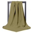 thumbnail image 4 of QUOTAY Elegant Satin Square Soft Hijab Head Scarf Wrap for Women Fashionable Hair and Neck Cover Army Green，One Size, 4 of 5