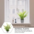 thumbnail image 3 of 1 pieza de adorno de planta de helecho de simulación creativa decoración de bonsái en maceta fresca, 3 of 5