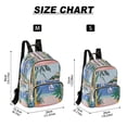 thumbnail image 2 of FORMRS Mini Backpack Purse for Women Travel Daypack Casual Shoulder Bag, Pink Seaside, 2 of 7