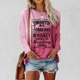 thumbnail image 2 of Women's Long Sleeve Shirts Country Concert Nashville Crew Neck Tunic Tops Country Music Graphic Loose Fashion Tees, 2 of 8