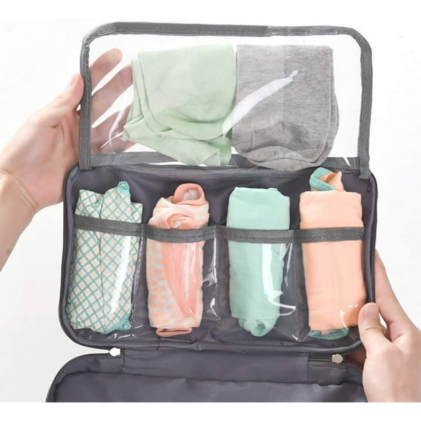 Socks Bra Storage Bag Travel Waterproof Panties Underwear Storage，Portable  Multifunctional Bra，Panties，Socks，Cosmetic Accessories Storage Bag Wardrobe