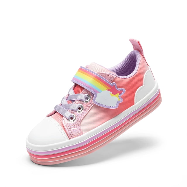 Zapatillas DREAM PAIRS para Niñas Pequeñas Talla 9 con Arcoíris