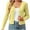 Yellow, variant on Pejock Women's Casual Long Sleeve Button Down Knit Cardigan, Lightweight Lace Edge Short Open Front Sweater Top, Comfortable Spring Summer Fashion Blouse