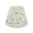 thumbnail image 3 of Aspen Creative 32688 Transitional Hardback Empire Shaped Spider Construction Lamp Shade in Off White, 13" wide (7" x 13" x 9 1/2"), 3 of 5