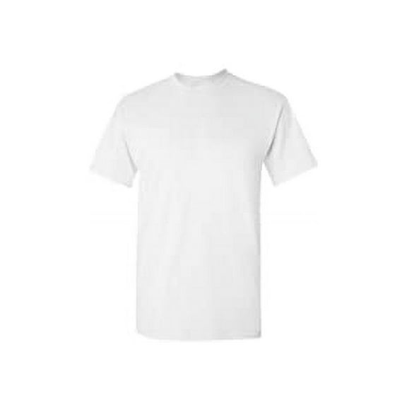 Gildan Mens DryBlend T-Shirt
, L, White (Pack of 2) 2 White