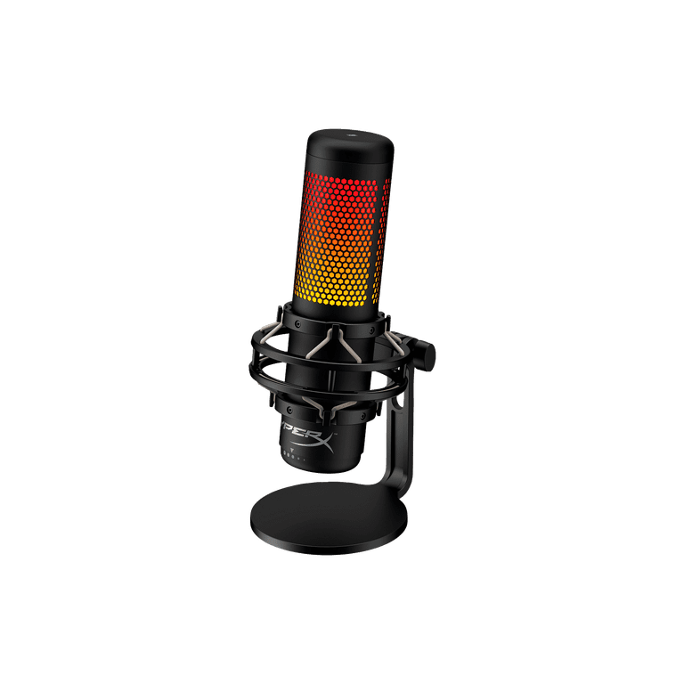 HyperX QuadCast S RGB USB Condenser Microphone, 9.5x5.1x4.1 in
