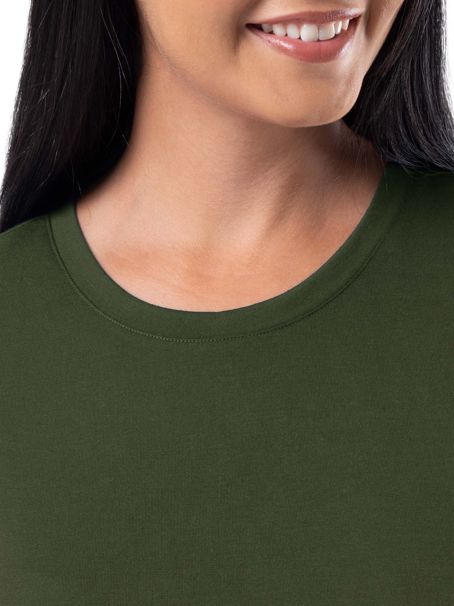 Wright's Womens Short Sleeve Peplum Waist Top