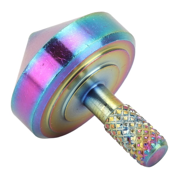 Juguete de giroscopio con la punta del dedo, giroscopio con la punta del dedo, giroscopio giratorio de Metal para aliviar el estrés para adultos, giroscopio giratorio con claridad notable