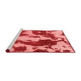 thumbnail image 2 of Ahgly Company Machine Washable Indoor Rectangle Abstract Red Modern Area Rugs, 6' x 9', 2 of 4