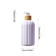thumbnail image 3 of Dispensador de Jabón Espumoso | Dispensador Recargable de Jabón de Manos y Gel de Ducha para Baño y Cocina | Botella Dispensadora de Espuma de Plástico Blanco de 19 Cm, 3 of 7