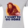 thumbnail image 3 of The Wizard of Oz - Lion Home - Juniors Fitted Graphic T-Shirt, 3 of 5