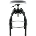 thumbnail image 3 of Heavy-Duty Adjustable Hydraulic Shop Stool, 360° Swivel Mechanic Stool with Foot Rest, 3 of 9