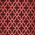 thumbnail image 1 of Ahgly Company Indoor Square Patterned Grapefruit Red Area Rugs, 8' Square, 1 of 6