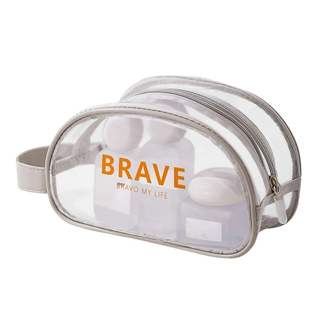 S-423 Grey Multipurpose Waterproof Bag For Pool And Beach Storage With Transparent Design And Fashionable Application