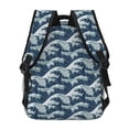thumbnail image 4 of Easygdp A Japanese Great Wave Mochila Ergonómica Versátil para Laptop - Múltiples Bolsillos, Correas Ajustables, Unisex para Escuela, Viajes y Actividades al Aire Libre-One Size, 4 of 5