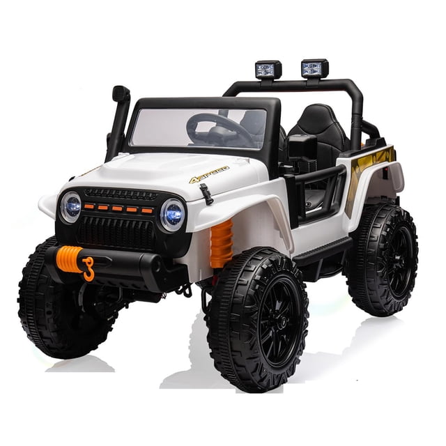 CazToi 4x45W 24V Motors 2 Seater Ride On Car with Remote Control for Kids