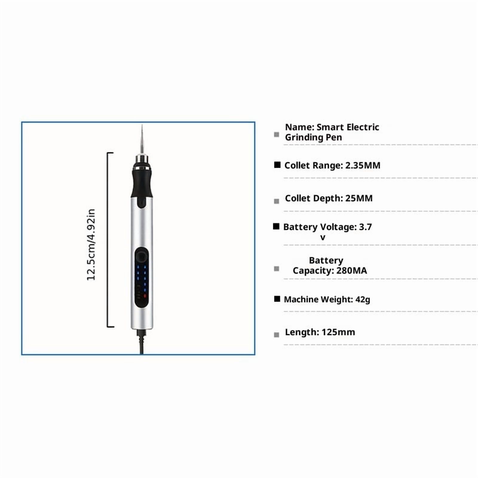 Yl-YANG USB Rechargable Engraving Machines Pen with 49 bits,Mini Electric Engraver Etching Machines Cordless Rotary Tools Engraved Jewelry Stone Plastic Wood Resin Model