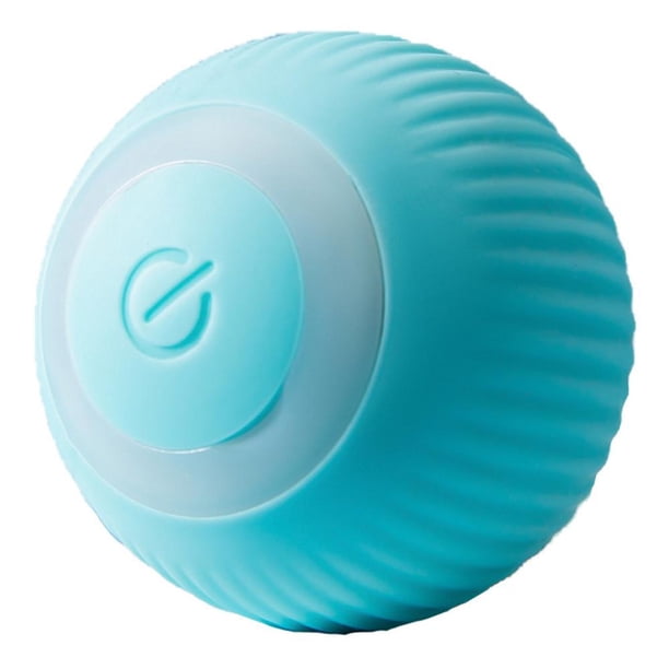 Smart Cat Ball Juguetes interactivos Automático Rolling Cat Teaser Productos para mascotas (Azul) Tmvgtek Libre de BPA