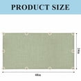 thumbnail image 3 of Sage Green Burlap Texture Fluorescent Light Covers, Farmhouse Vintage Sage Green Magnetic Light Covers for Ceiling Lights, Fluorescent Ceiling Shade Filters for Classroom Bedroom Office 4x2Ft x 2PCS, 3 of 8
