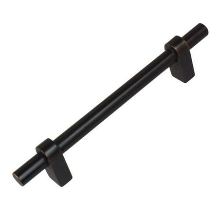- GlideRite Hardware Euro Solid T-Bar 4 1/4'' Center Bar Pull