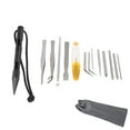 thumbnail image 2 of DIY Bracelet Weaving Tool, Paracord  Knitting Tool Bracelets DIY Kit 14Pcs/Set Paracord  Knitting Tool With 1 X Scissors For Craft Lovers Black 14-piece Set, 2 of 8
