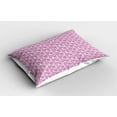 thumbnail image 2 of Ambesonne Mandala Pillow Sham 2 Pack, Persian Medallion Ornaments, 26"x20", Pale Pink Purple White, 2 of 3