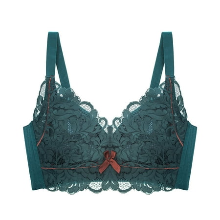 

Ruhiku GW Women’s Lace Bralettes Sexy Bra Front Close Bra Push Up Bralette Lingerie Underwear Everyday Bra