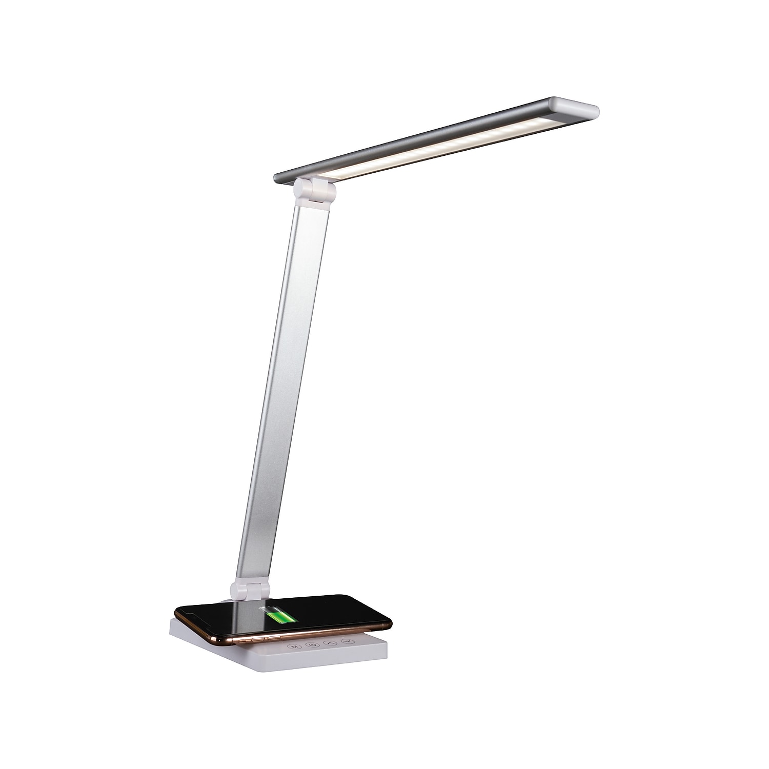 OttLite Wellness Entice LED Desk Lamp 22" White/Silver (CSDQA02W-SHPR)